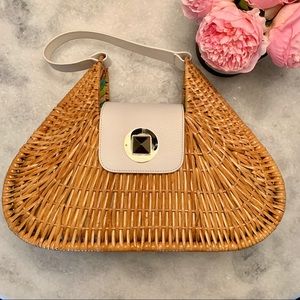 Kate Spade Straw handbag